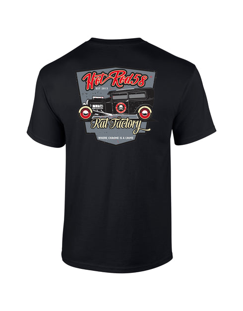Hotrod 58 T-Shirt Hot Rod Rat Factory Vintage Retro Rockabilly Design