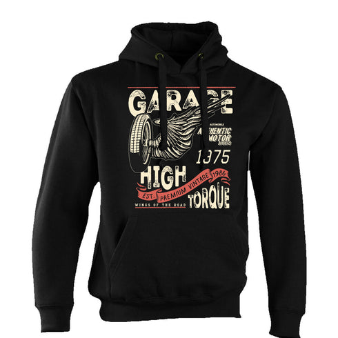 Hotrod 58 Hoody Hoodie Hot Rod Garage Torque Vintage Retro Rockabilly