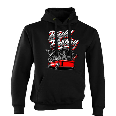 JDM Hoody Hoodie Japanese Modified Automotive Street Drift Drag Race Car Build Destroy 02