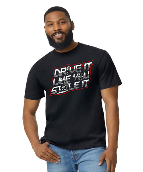 JDM T-Shirt Japanese Modified Automotive Street Drift Drag Race Car Drive Stole It 03