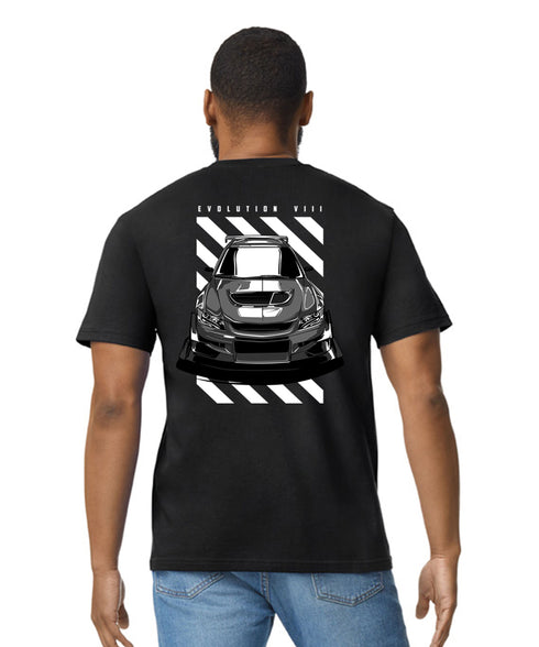 JDM T-Shirt Japanese Modified Automotive Street Drift Drag Race Car EVO 04