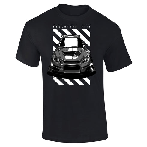 JDM T-Shirt Japanese Modified Automotive Street Drift Drag Race Car EVO 04