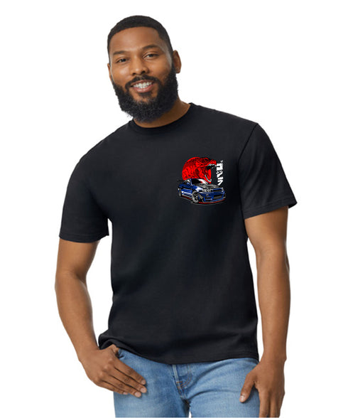 JDM T-Shirt Japanese Modified Automotive Street Drift Drag Race Car Godzilla Monster 06