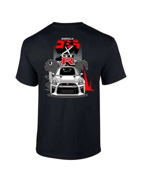 JDM T-Shirt Japanese Modified Automotive Street Drift Drag Race Car Godzilla Skyline GTR 09
