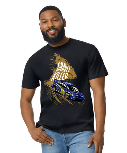 JDM T-Shirt Japanese Modified Automotive Street Drift Drag Race Car Gravel Killer 10