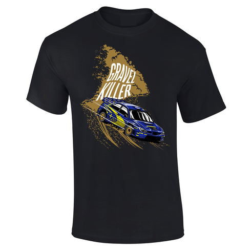 JDM T-Shirt Japanese Modified Automotive Street Drift Drag Race Car Gravel Killer 10