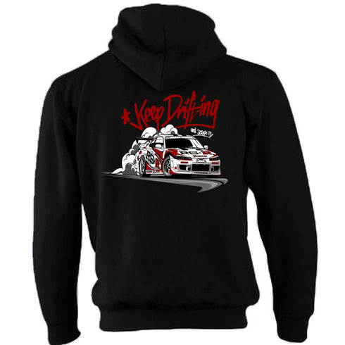 JDM Hoody Hoodie Japanese Modified Automotive Street Drift Drag Race Car Keep Drifting 13