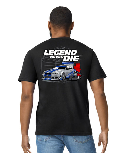 JDM T-Shirt Japanese Modified Automotive Street Drift Drag Race Car Legend Vever Die 14