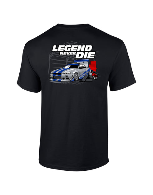 JDM T-Shirt Japanese Modified Automotive Street Drift Drag Race Car Legend Vever Die 14