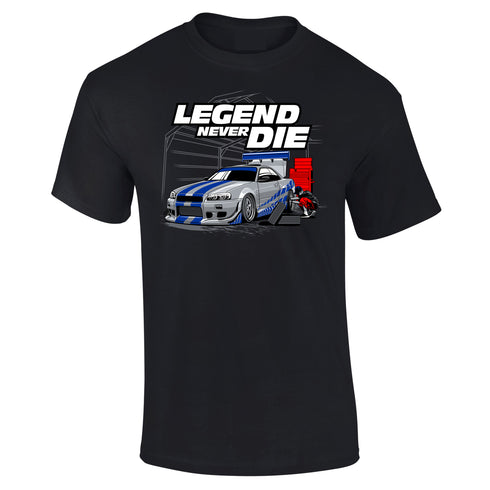 JDM T-Shirt Japanese Modified Automotive Street Drift Drag Race Car Legend Vever Die 14