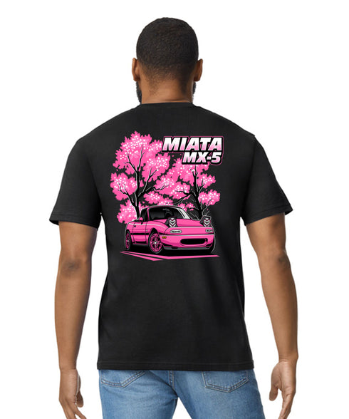 JDM T-Shirt Japanese Modified Automotive Street Drift Drag Race Car MX5 Blossom 16
