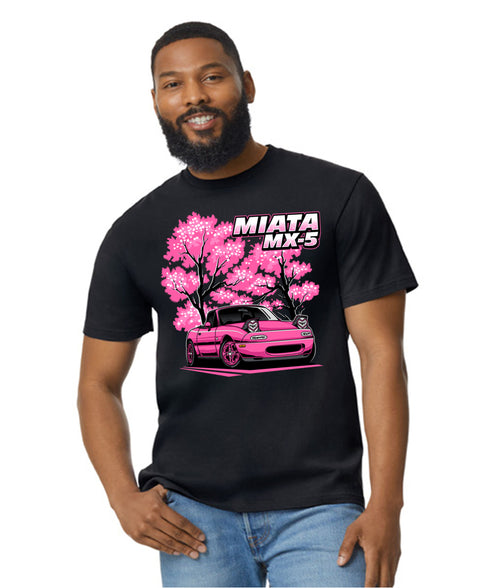 JDM T-Shirt Japanese Modified Automotive Street Drift Drag Race Car MX5 Blossom 16