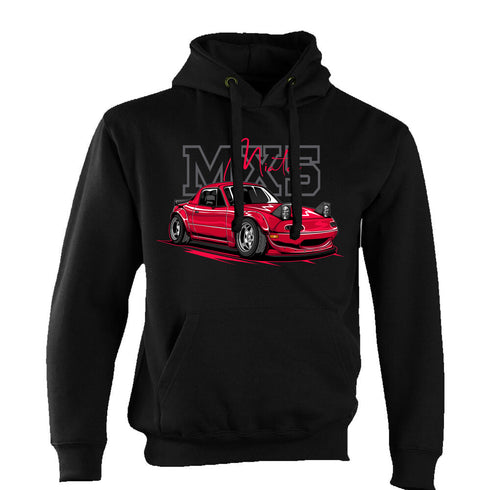 JDM Hoody Hoodie Japanese Modified Automotive Street Drift Drag Race Car MX5 Red 17