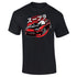 JDM T-Shirt Japanese Modified Automotive Street Drift Drag Race Car Supra Red 21
