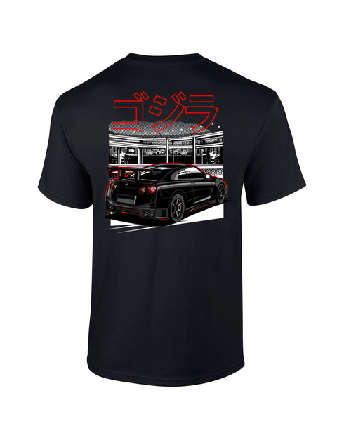 JDM T-Shirt Japanese Modified Automotive Street Drift Drag Race Car Skyline Black 24