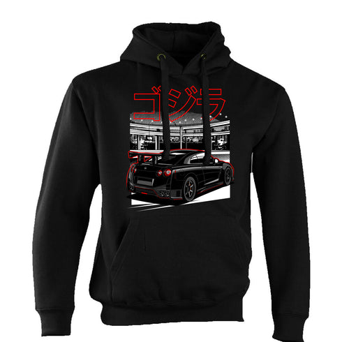 JDM Hoody Hoodie Japanese Modified Automotive Street Drift Drag Race Car Skyline Black 24