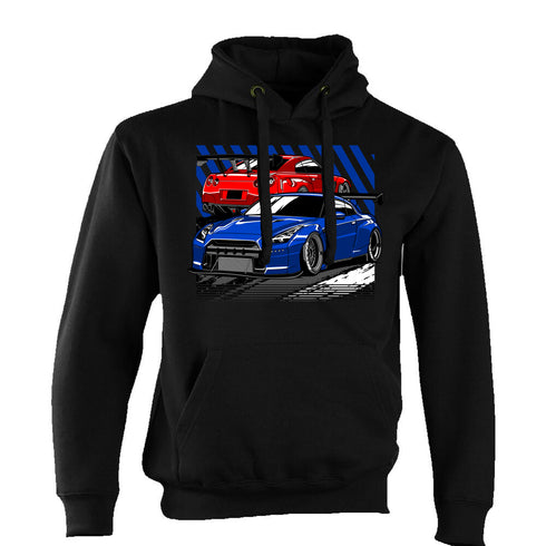 JDM Hoody Hoodie Japanese Modified Automotive Street Drift Drag Race Car Skyline Pair 27