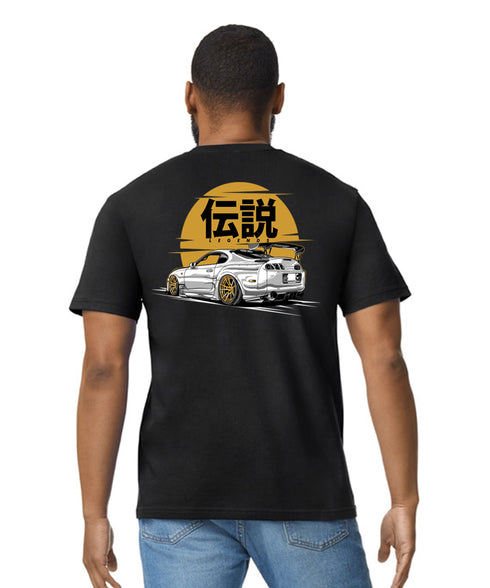 JDM T-Shirt Japanese Modified Automotive Street Drift Drag Race Car Supra Sunrise 29