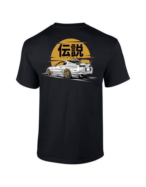 JDM T-Shirt Japanese Modified Automotive Street Drift Drag Race Car Supra Sunrise 29
