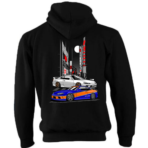 JDM Hoody Hoodie Japanese Modified Automotive Street Drift Drag Race Car Twin Car City 31