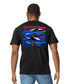 JDM T-Shirt Japanese Modified Automotive Street Drift Drag Race Car WRX Blue 32