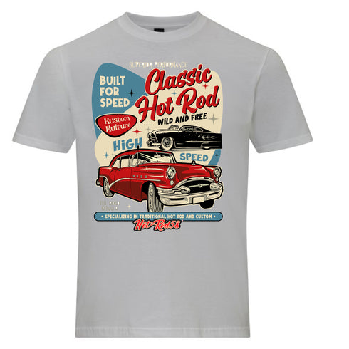 Hotrod 58 Classic Built for speed Vintage Rockabilly Hot rod T Shirt