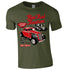 Hotrod 58 Classic Vintage Rockabilly Fade Away Hot rod T Shirt