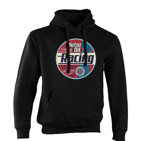 Perran Pistons Gasoline Hoody Hoodie Classic Retro Custom Garage Petrolhead Racing Motor Oil