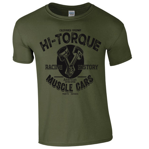 Hotrod 58 Classic Vintage Rockabilly Hi Torque Muscle Cars Hot rod T Shirt