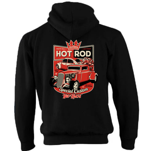 Hotrod 58 Hoody Hoodie Hot Rod Special Custom Vintage Retro Rockabilly