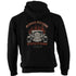 Perran Pistons Biker Hoody Hoodie Classic Hot rod Custom Car Cornwall