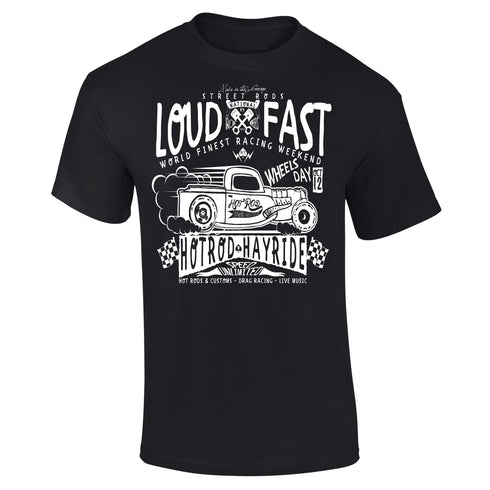Hotrod 58 T-Shirt Hot Rod Fast And Loud Vintage Retro Rockabilly Design