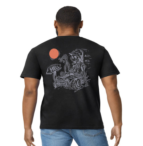 Hotrod 58 T-Shirt Hot Rod Hell Race Car Vintage Retro Rockabilly Design