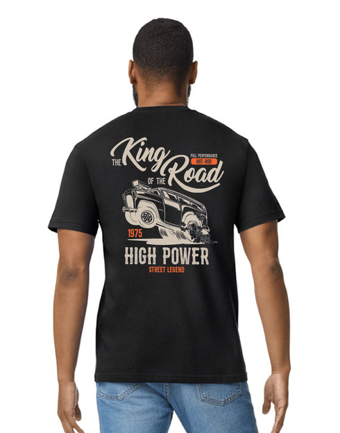 Hotrod 58 T-Shirt Hot Rod King of the road Vintage Retro Rockabilly Design