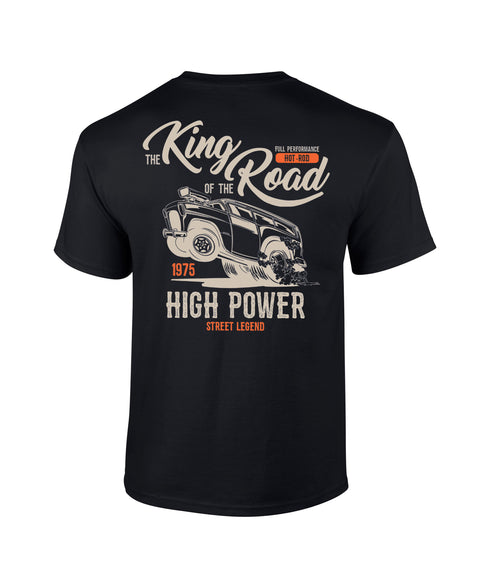 Hotrod 58 T-Shirt Hot Rod King of the road Vintage Retro Rockabilly Design