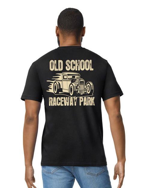 Hotrod 58 T-Shirt Hot Rod Race Park Vintage Retro Rockabilly Design