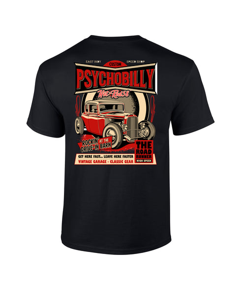 Hotrod 58 T-Shirt Hot Rod Psychobilly Classic Vintage Retro Rockabilly Car