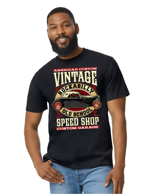 Hotrod 58 T-Shirt Hot Classic Vintage Speed Shop Retro Rockabilly Car