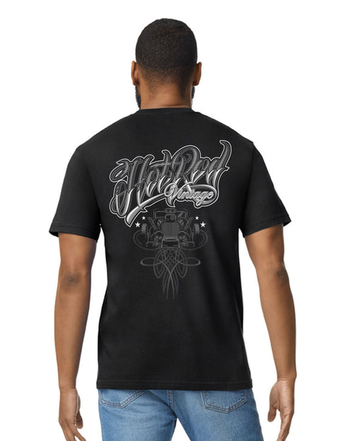 Hotrod 58 T-Shirt Hot Rod Pinstriped Car Classic Vintage Iron Rockabilly