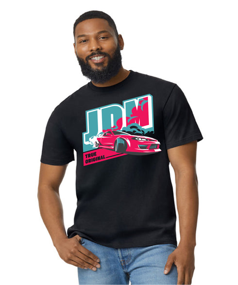 JDM T-Shirt Japanese Modified Automotive Street Drift Drag Race Car 12