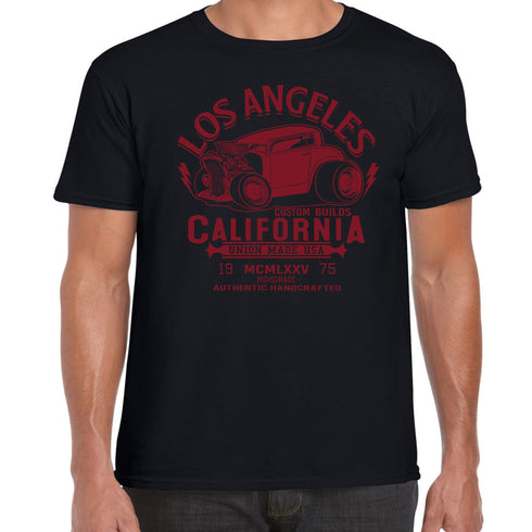 Hotrod 58 Classic Vintage Rockabilly LA California Hot rod T Shirt
