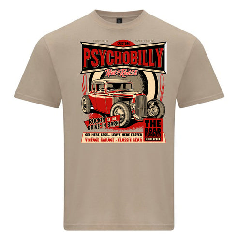 Hotrod 58 Classic Vintage Rockabilly Pschychobilly Hot rod T Shirt