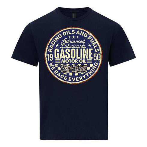 Hotrod 58 Classic Vintage Rockabilly Race Everything Gasoline Oil Hot rod T Shirt