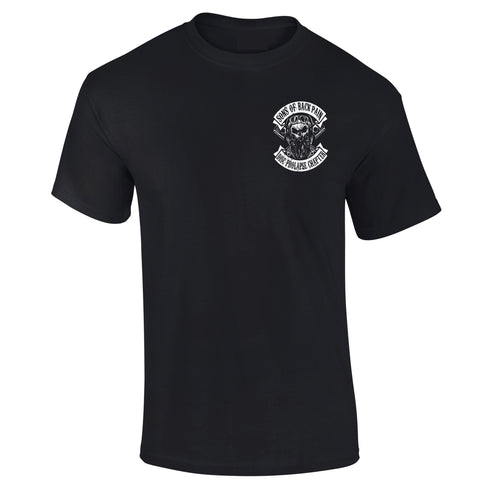 Biker T-Shirt Vintage Motorcycle Classic Bike Custom Chopper Sons Of Back Pain Piston