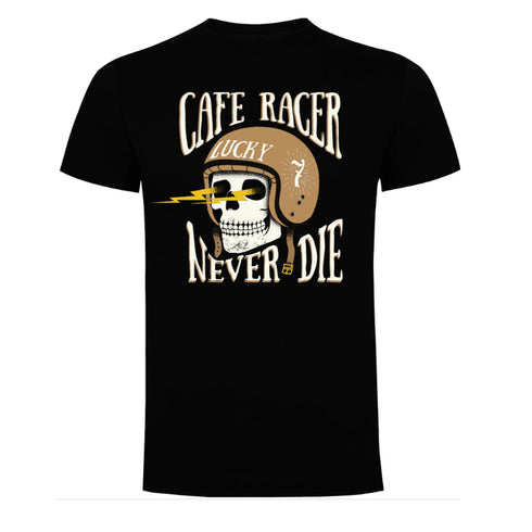 Hotrod 58 Biker Motorcycle Cafe Racer Never Die T-Shirt