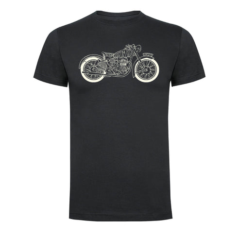 Hotrod 58 Biker Motorcycle Custom Go T-Shirt
